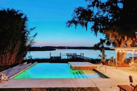 pool at night min